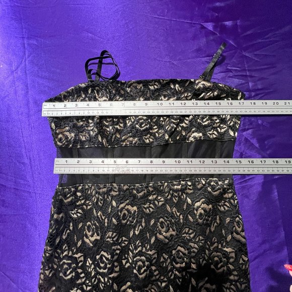 📌Alex B Sexy Lace Straps or Strapless Formal - Prom Dress Waistline Transparent - Picture 12 of 16